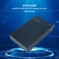 thumbnail image 4 of HDD Enclosure, USB3.0 To  UASP Hard Disk Case US Plug 100-240V  For PC, 4 of 8