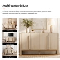 thumbnail image 6 of Modern TV Stand for TVs up to 120 inch, 2 in 1 Wood Entertainment Center TV Console with Doors and Adjustable Shelves for Living Room,Bedroom, 6 of 11