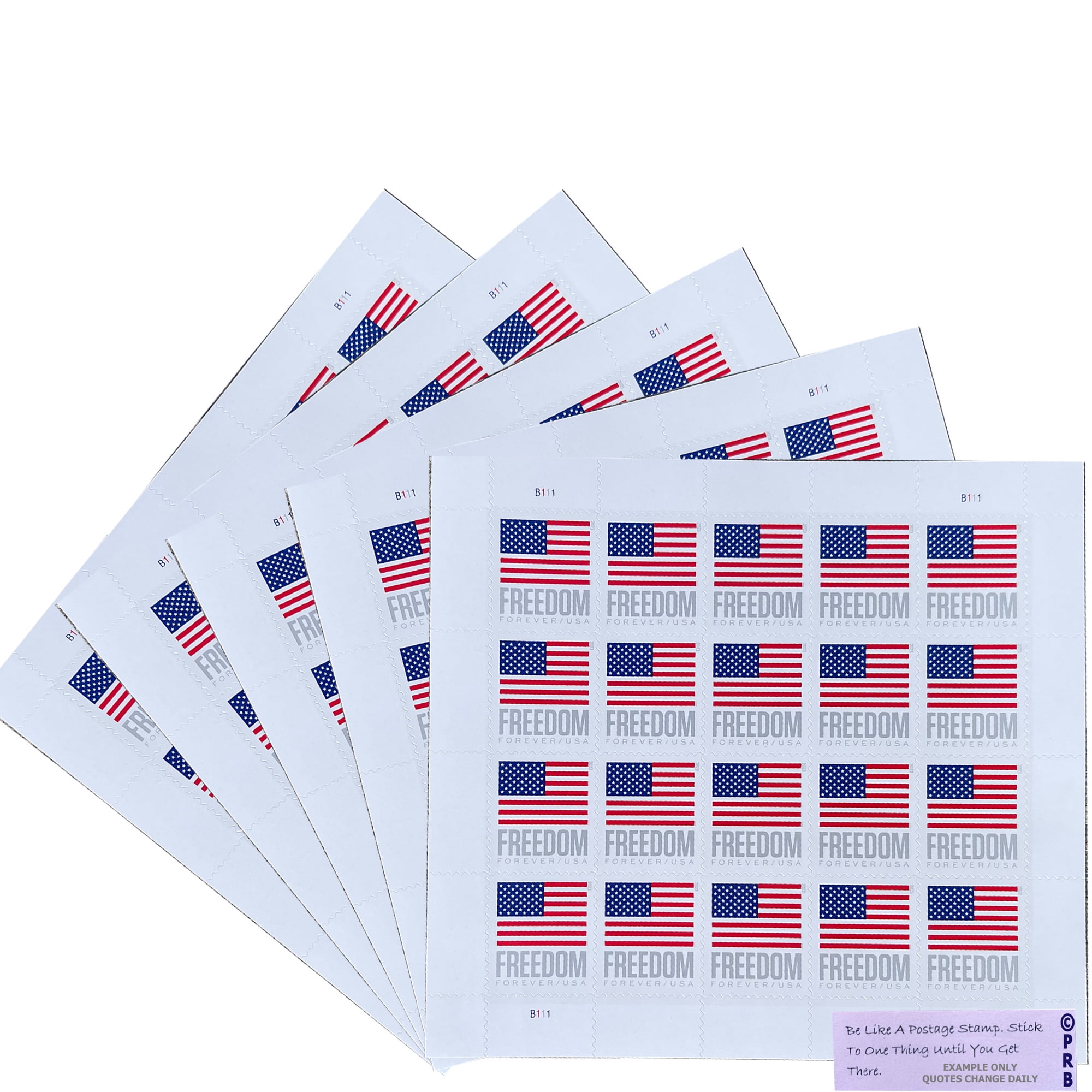 Freedom Flag 2023 USPS Forever Postage Stamp 5 Sheets of 20 US First