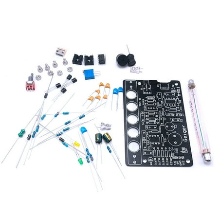 

Unassembled Geiger Counters Kit DIY Geiger Counter Module Tube Tube Nuclear Radiation Detector Radiation Meter