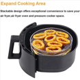 thumbnail image 4 of 2X Three Stackable Dehydrator Racks for Gowise Ninja Stainless Steel Rack Fit All 4.2-5.8QT,2 x air fryer rack,Silver, 4 of 7