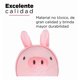 thumbnail image 3 of Peluche De Cerdito Sentado Con Capucha De Conejo Xtellar Rosa, 3 of 4