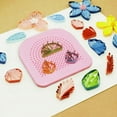 thumbnail image 2 of Guide de Quadrillage de Courtepointe Fait à la Main pour le Pliage de Papier d'Artisanat Quilling (Rose), 2 of 6