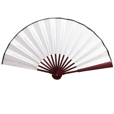 

Qepwscx Hand Held Chinese Floral Lace Silk Folding Fan Unisex Wedding Dancing Party Fan Clearance