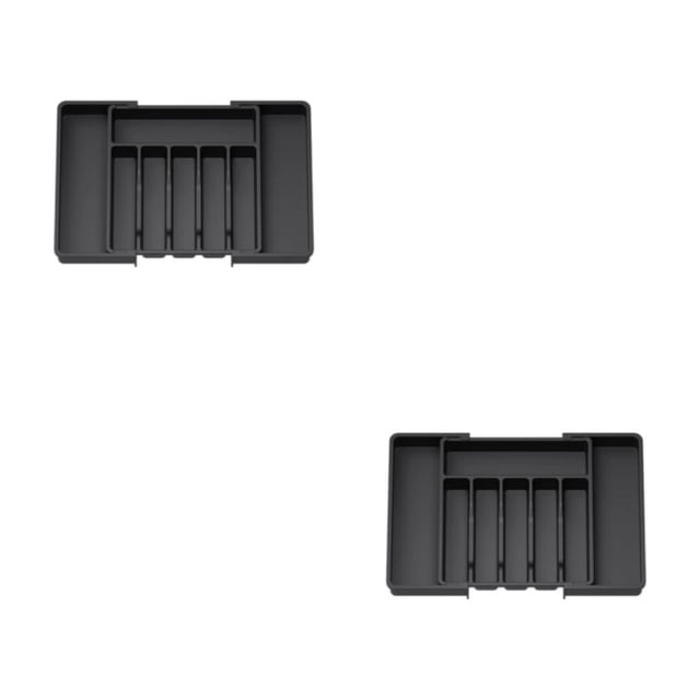 Naiovety Bandeja de cajón de PVC de gran capacidad para almacenar y organizar accesorios de cocina Bandeja de cajón expandible Type2 NO2