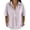 Purple #029, variant on Cotton Linen Tops for Women Short Sleeve Collared Blouses Shirt Loose Fit 1/2 Button Summer Vacation Travel Daily Wear, M