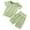 0-Green926, variant on WOYY Infant Boys Sleepwear Set Soft Breathable Short Sleeve Top High Waisted Shorts, Sizes 18-24M
