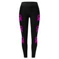 thumbnail image 3 of Wovix Ladies' Leggings Full Length Soft Cancer Prevention High Waist Tights Lifting Exercise Leggings Daily Lounge Pants, 3 of 4