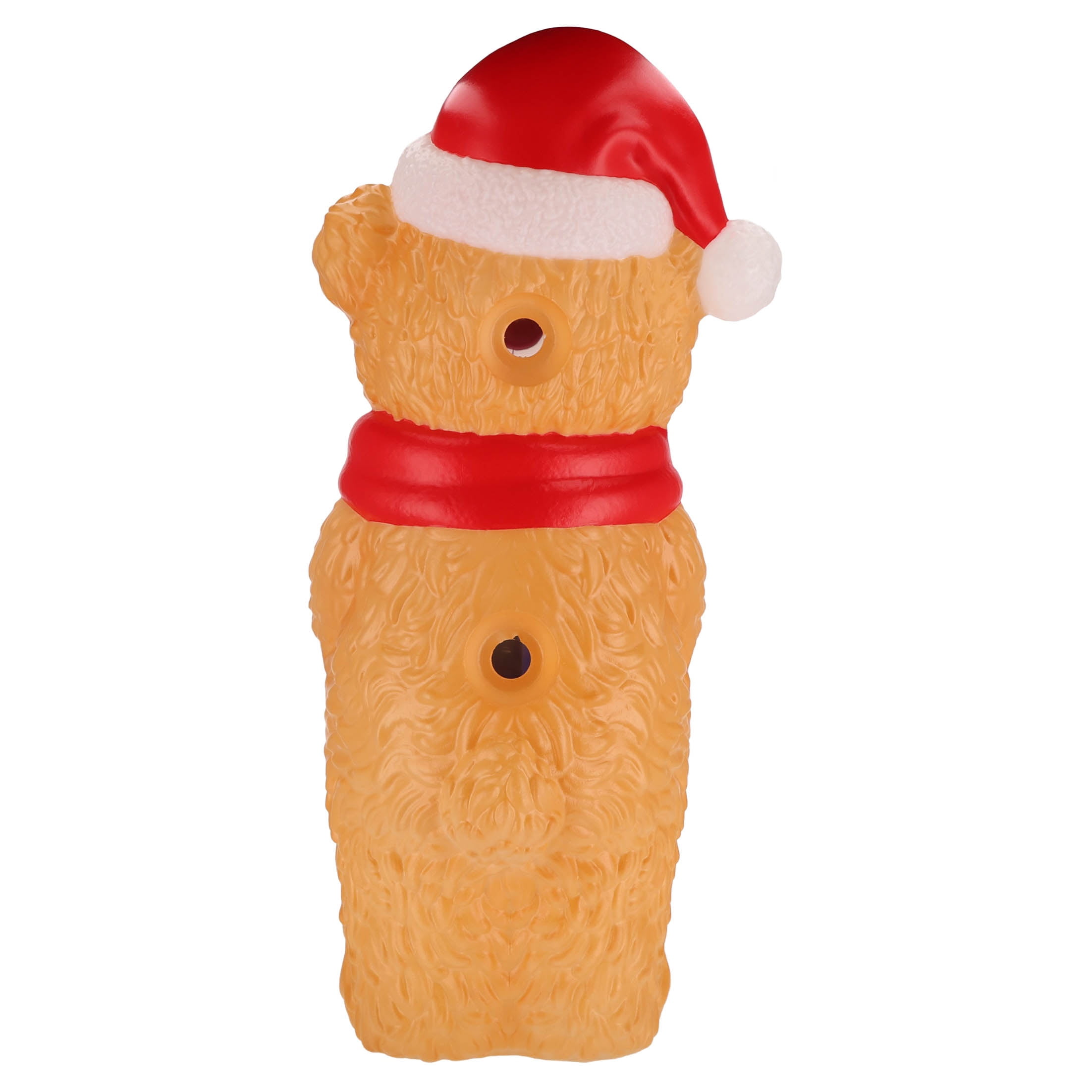 Lighted Blow Mold Bear Indoor/Outdoor Christmas Decoration, Multicolor, 32", by Holiday Time
