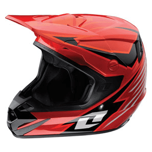 One Industries Atom Bolt Motorcycle Helmet Red/Orange MX Off-road ATV UTV BMX Adult Size XXL