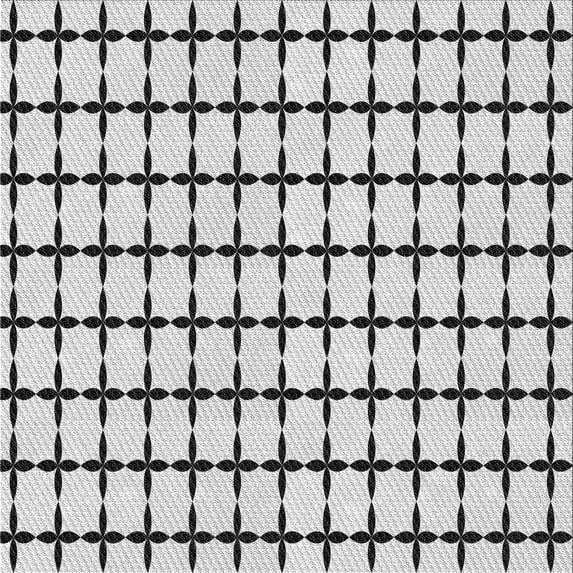 Ahgly Company Indoor Square Patterned Ash Gray Novelty Area Rugs, 6' Square