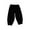 Black, variant on Timegard Toddler Baby Clothes Boy Girls Baggy Lightweight Solid Color Pants Casual Workout Trousers