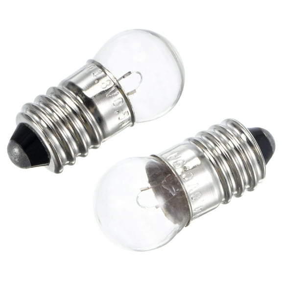 Uxcell 4.8V E10 Warm Yellow Light Mini Incandescent Bulbs  with Box 10 Count