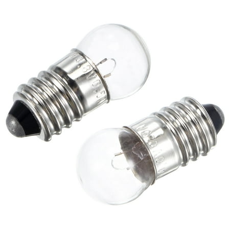 

Uxcell 4.8V E10 Warm Yellow Light Mini Incandescent Bulbs with Box 10 Count