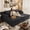 black, variant on 70.8" Oversized Corduroy Double Chaise Lounge, Plush Cloud Seat with Pillows – No Assembly