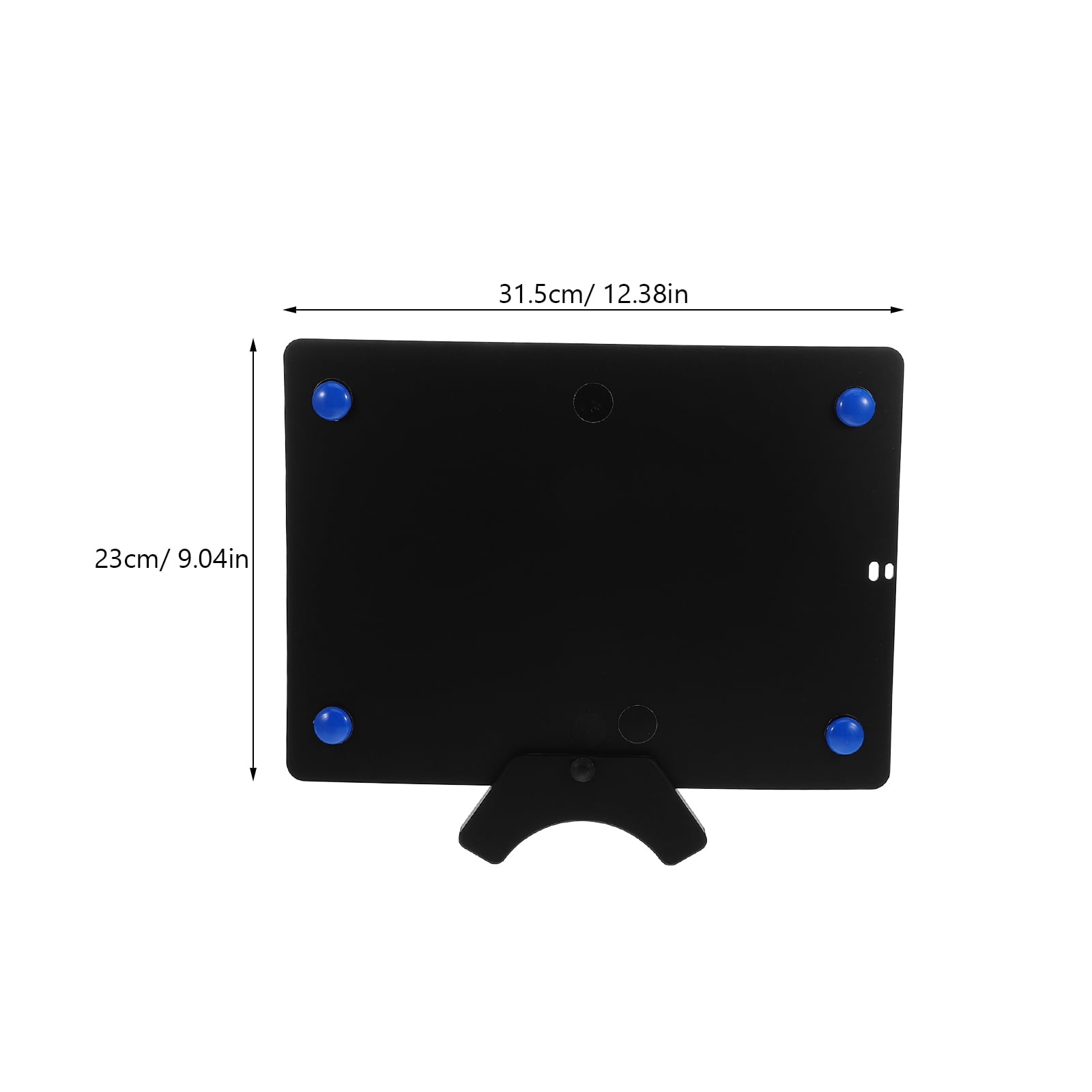 COMPUKAS Black Plastic Sheet Music Stand with Sleek Design, Music Accessories, 1 Pack for Musicians