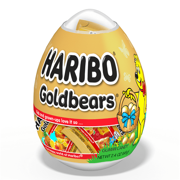 HARIBO Goldbears Gummy Bears, Easter Gummies, Egg Gift Box, 2.4 oz