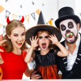 thumbnail image 4 of Luminous Dentures Scary Teeth Teeth Ugly Dentures Devil Dentures Halloween Costume Party Gifts Photo Props, 4 of 5
