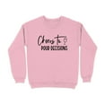 thumbnail image 6 of Cheers to Pour Decisions Wine Lover Sweatshirt (White, XL), 6 of 14