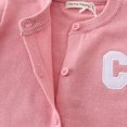 thumbnail image 6 of NOLDARES Baby Cardigan Sweater Romper Pullover Soft Knit Clothes Lightweight Long Sleeve for Boy Girl Infants & Toddlers(Pink,1-2 Y), 6 of 9