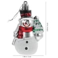 thumbnail image 2 of LOLIPPYY 8pcs Snowman Hanging Ornaments Set - Christmas Plastic Snowman Decorations for Xmas Tree, Winter Holiday Party, Boho Pendant Decor, 2 of 8