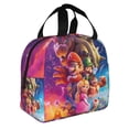 thumbnail image 2 of Lsque Mario Print Insulated Lunch Bag with Thick Aluminum Foil Lunch Tote Bag with Front Pocket for Men and Women, Ideal for Work, School, Picnics, and Travel, 2 of 8