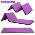 thumbnail image 2 of CL.HPAHKL Cheer Mats Tumbling Mat for Gymnastics for Home 10ft Long, Gym Folding Exercise Mats with Carrying Handles for Indoors Folding Exercise Mat for Yoga,Stretching,Workouts, 2 of 7