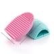 thumbnail image 2 of Limpiador de brochas de maquillaje Alfombrilla de limpieza de brochas de maquillaje de silicona, almohadilla limpiadora de brochas, limpiador de brochas cosméticas, herramienta de lavado portátil, 2 of 5