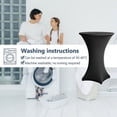 thumbnail image 4 of Funda blanca para mesa alta plegable 80€ Negro, 4 of 5
