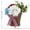 A, variant on 4th of July Artificial Floral Wreath Flower Basket - Outdoor Hanging Red White Blue Flower Basket Garden Wall Decor for Courtyard Patio Independence Day Holiday Porch Scene Prop