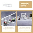 thumbnail image 2 of Miangastore Furniture Small Objects Supplies White Wood 1Set 12 Inch Scale, 2 of 8
