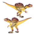 thumbnail image 3 of Animal Simulation Jurassic Spinyback Dinosaur Model Movable Solid Mouth Animal Ornaments Three-finned Spinyback Dinosaur B, 3 of 3