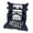 Black, variant on LeeQinersw Interlocking Display Base Accessory Platform Birthday Gift with Mini Figures 16.5x11.5x16.5cm