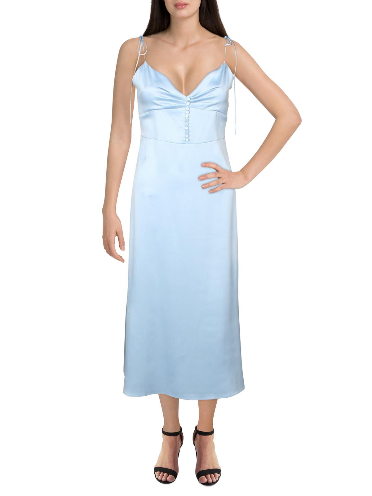 baby blue slip dress