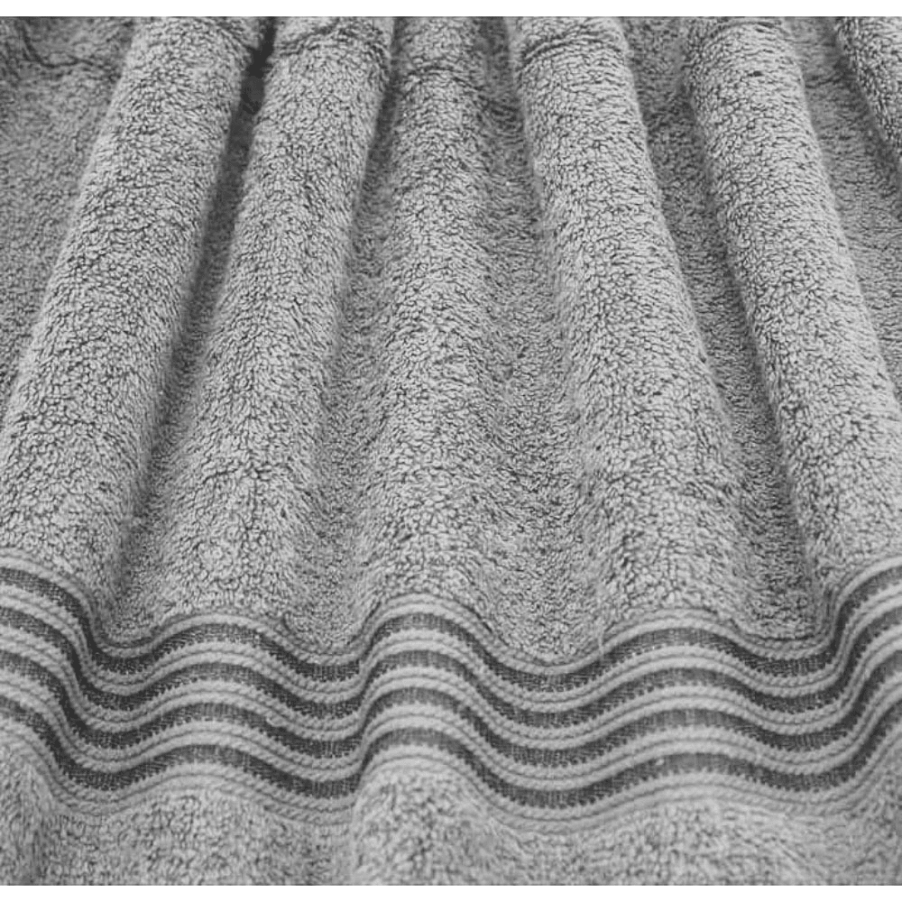 HURBANE HOME 4 Piece Super Soft Bath Towels for Bathroom Highly Absorbent Cotton Towel (Silver Gray)