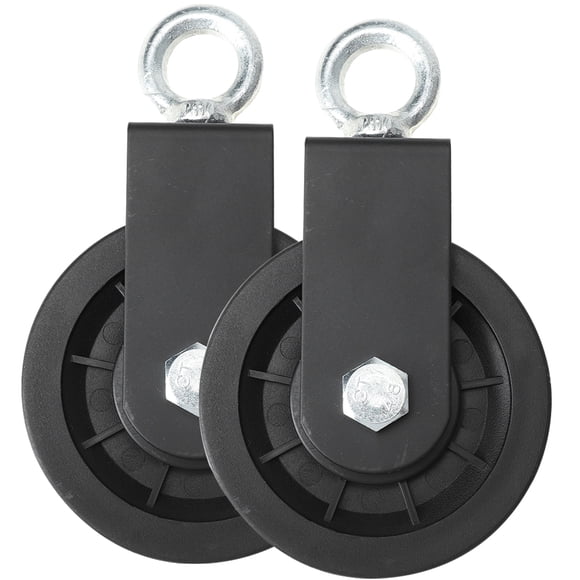 2 poleas silenciosas para gimnasio, sistema de polea de repuesto para fitness.