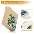 thumbnail image 5 of Yayeee Napkin Holder for Table Kitchen Paper Tissue Organization, Retro Beige Lemon, 5 of 8