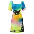 thumbnail image 5 of Northern Watercolour Last Flight and Fishing Sleeveless Dress dresses women summer 2024 dress summer, 5 of 6
