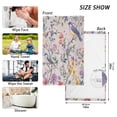 thumbnail image 6 of Yayeee 2 Pack Hand Towels for Bathroom 100% Cotton 16" x 28" Soft Absorbent Kitchen Towel, Purple Floral Pattern, 6 of 7
