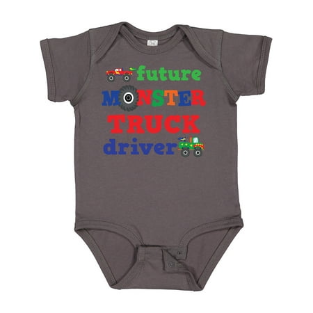 

Inktastic Monster Truck Future Driver Gift Baby Boy Bodysuit