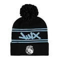 thumbnail image 2 of League of Legends Beanie and Knitted Gloves Jinx Logo Official Black Gift Set, 2 of 4