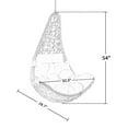 thumbnail image 6 of Ulax Furniture Hammock Chair with Cushion, Blue, 6 of 6