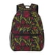 thumbnail image 1 of Disketp Burgundy Peony Flowers Mochila Estampada para Hombre y Mujer – Mochila Ligera Clásica con Múltiples Bolsillos para Universidad, Trabajo y Viajes-One Size, 1 of 5