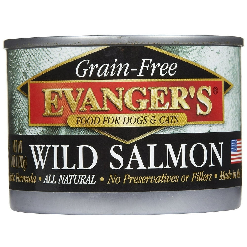 Evanger's GrainFree Wild Salmon Cat & Dog Food, 6 Oz, 24 Ct Walmart