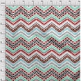 thumbnail image 4 of oneOone Silk Tabby Red Fabric Ikat Sewing Fabric By The Yard Printed Diy Clothing Sewing Supplies 42 Inch Wide, 4 of 6