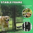 thumbnail image 3 of BOSSIN 4x4x6 FT Heavy Duty Large Dog Kennel Playpen Outdoor with Secure Lock, 3 of 7