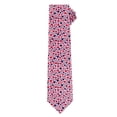 thumbnail image 3 of Jacob Alexander Men's Happy Valentine's Day Mini Hearts Sprinkle Design Regular Length Neck Tie - Light Pink, 3 of 7
