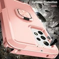 thumbnail image 4 of SaniMore for Samsung Galaxy A53 5G Magnetic Case, Rugged PC & TPU Bumpers with Car Mount & Ring Kickstand Heavy Duty Full Body Protective Case for Samsung A53 5G Women Men, Rosegold, 4 of 8