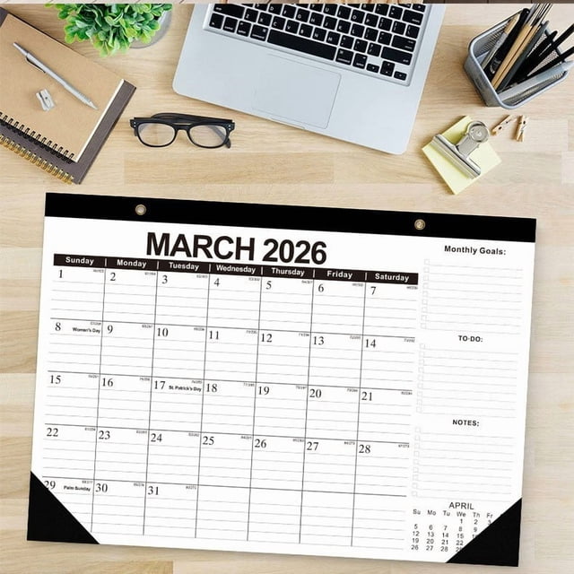 RKSTN Calendrier Mural Calendrier de Bureau Couvertures Janvier Juin2027
