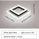 thumbnail image 5 of Luminaria empotrada, luz de techo LED moderna, luz blanca fría de 6000 K que ahorra energía, diseño elegante para una amplia aplicación en interiores, materiales de alta calidad, fácil instalación,, 5 of 5